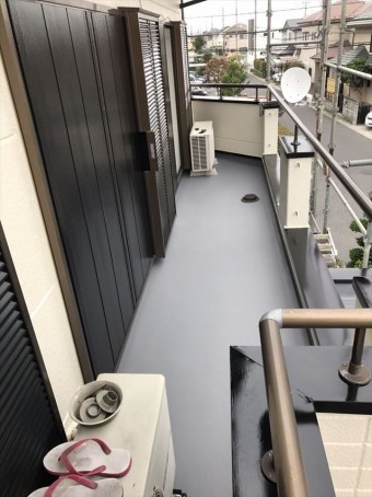 ベランダ塗装後