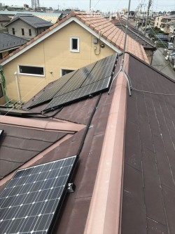 屋根塗装前