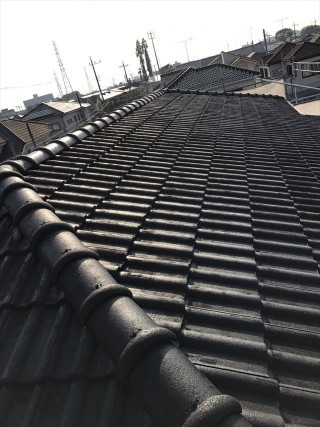 屋根塗装後