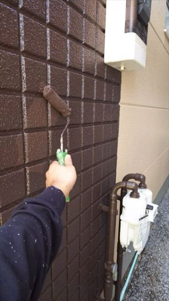 外壁上塗り
