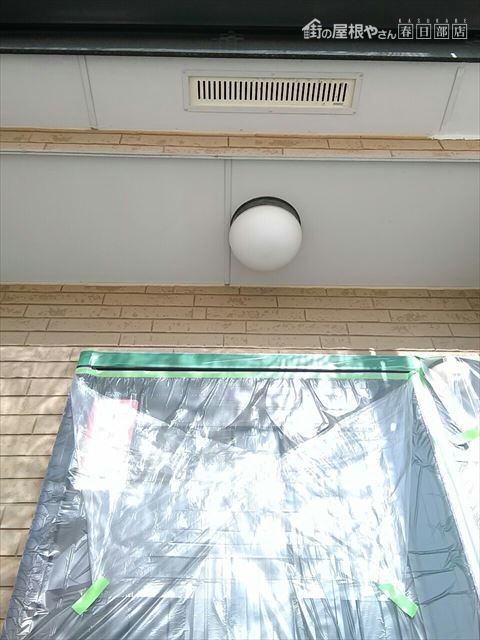 軒天塗装前