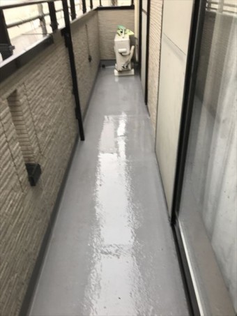 防水洗浄後