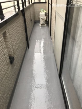 防水洗浄後