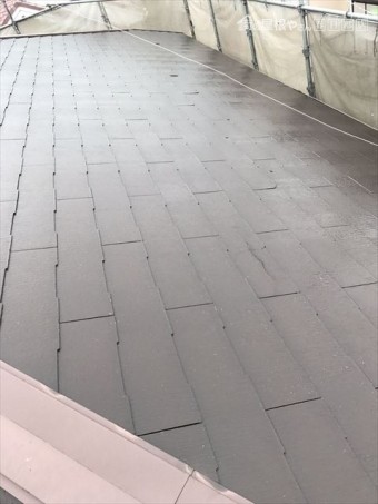 屋根洗浄後