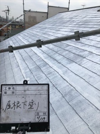 屋根遮熱塗装