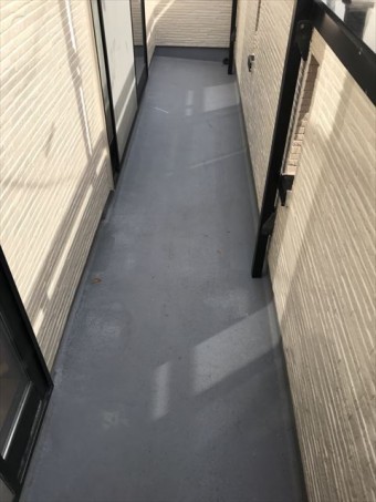 ベランダ防水塗装前