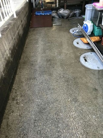 基礎洗浄後