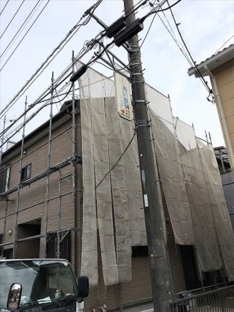 塗装足場組立