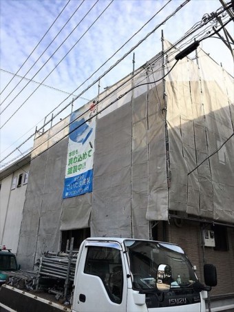 塗装足場組立