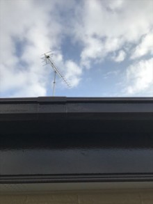 横樋塗装完了