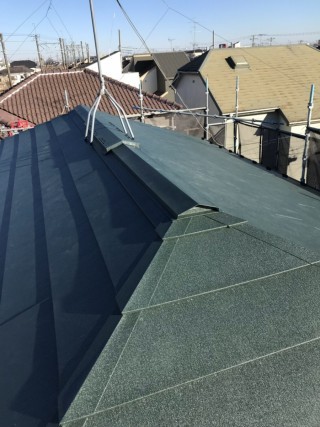春日部屋根リフォーム工事