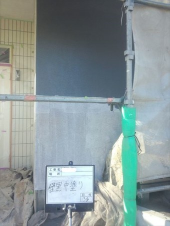 外壁中塗り