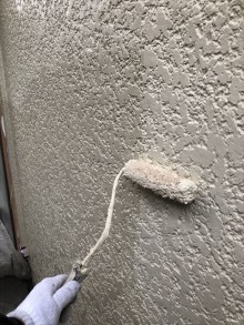 外壁上塗り