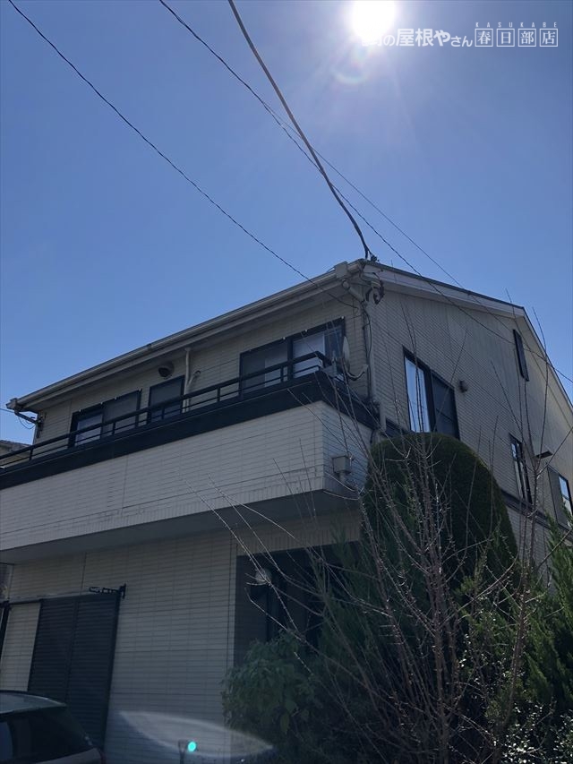 春日部市屋根壁塗装