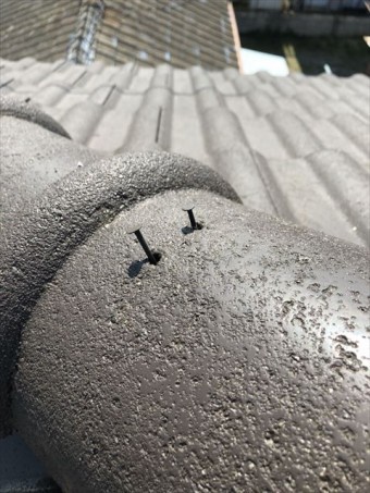モニエル瓦 釘浮き