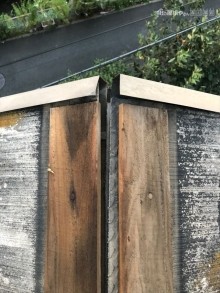 屋根棟板金破損
