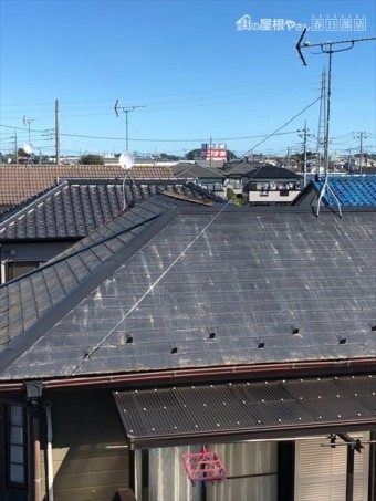 屋根棟板金破損