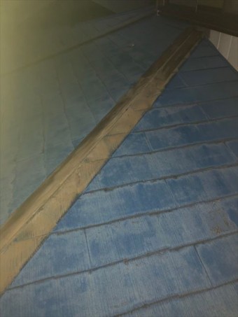 屋根棟板金破損