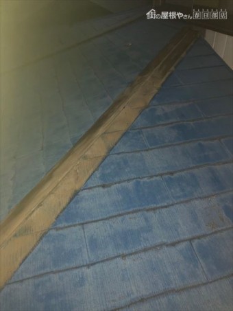 屋根棟板金破損