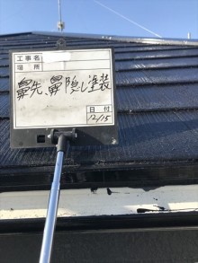 鼻隠し塗装