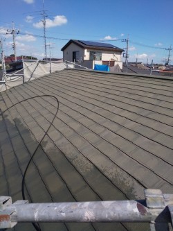 春日部屋根遮熱塗装