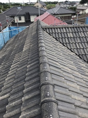 セメント瓦高圧洗浄
