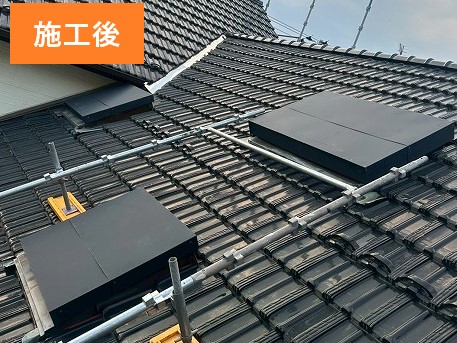 天窓（トップライト）の施工後