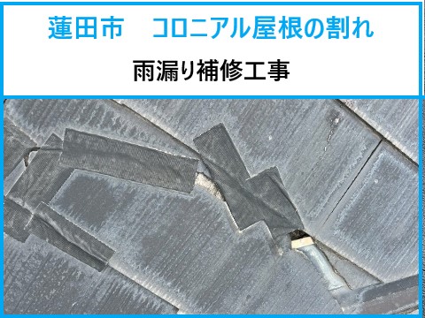 蓮田市 コロニアル屋根の雨漏り補修工事!見た目以上に深刻だった屋根内部…放置すれば被害はさらに…