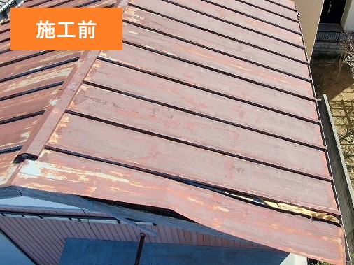 空き家でも要注意！トタン屋根の一部修理を実施しました♪
