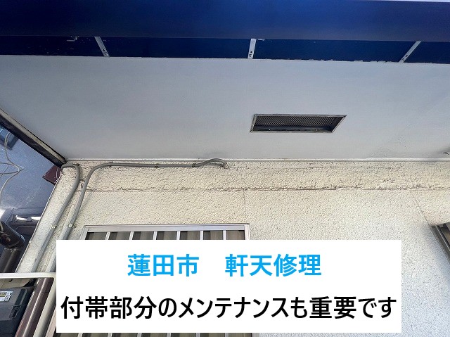 蓮田市で軒天修理！傷んだ軒天の放置はダメ✖美観を損ねお住まいの劣化が早まります！