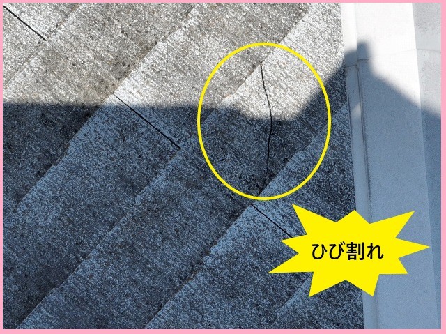 ひび割れ