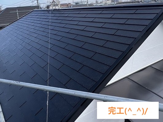 屋根メンテナンス　塗り替えで美観が蘇りました♪