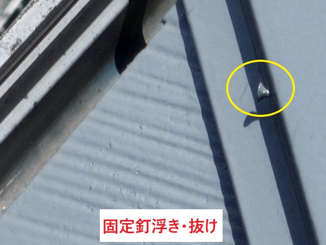 釘の浮き・抜け