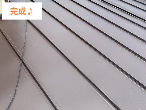 下地の補修と防水シートの施工