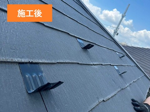 雪止め設置工事　後付け可能ですよ～(^_-)-☆