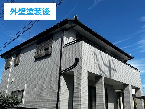 外壁塗装を行い美観と防水性を蘇らせましょう♪