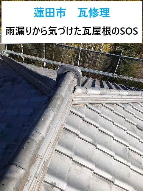 蓮田市　瓦屋根の雨漏り修理！家計にやさしい葺き直し工事の魅力