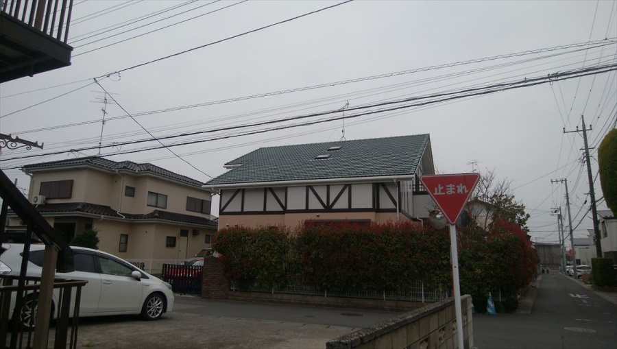 久喜市で屋根葺替え工事！スーパーガルテクトで施行しました。