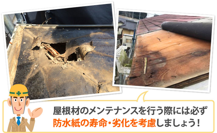 雨漏り修理　応急処置VS根本修理