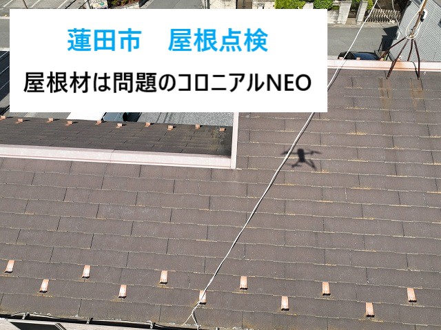 蓮田市　 屋根点検！コロニアルNEOは塗装NG！劣化放置で雨漏りの危険大！