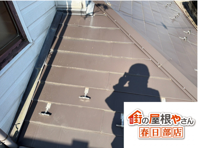 加須　棟板金交換　部分工事