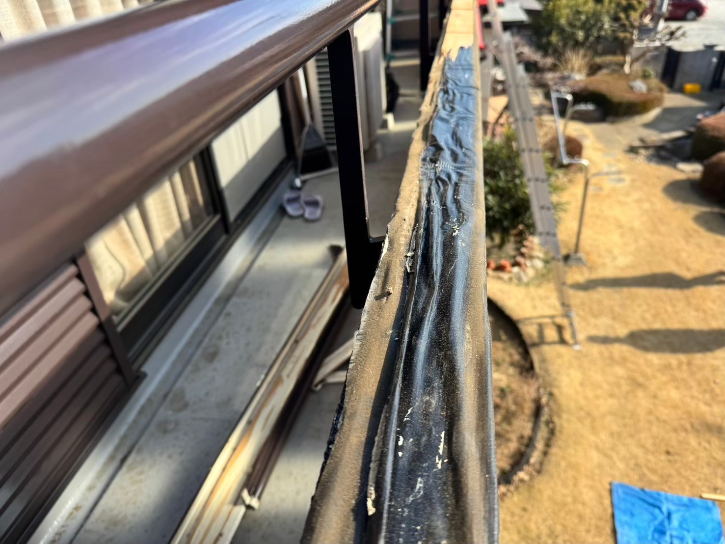 笠木　ベランダ　防水　工事