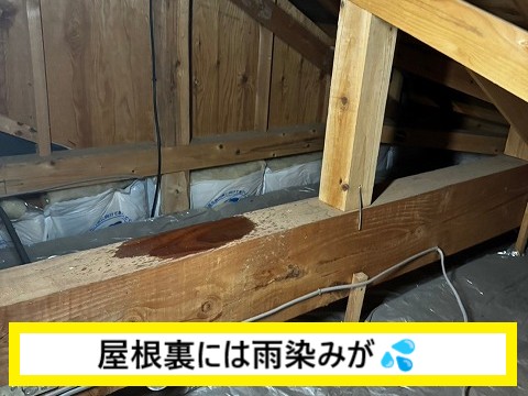 垂れる雨染み