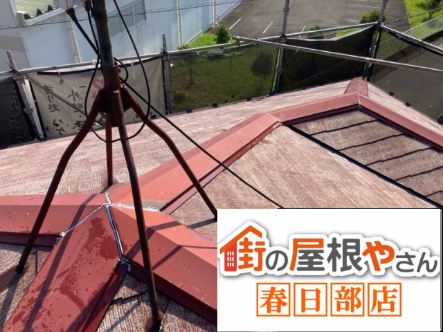春日部　棟板金交換工事