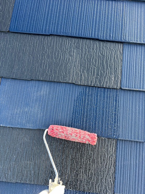 屋根一部塗装 下塗り